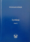 Buchcover Spätlese