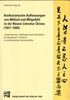 Buchcover Mitleid und Mitgefühl in der Neuen Literatur Chinas (1917-1942)