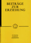 Buchcover Beiträge zur Erziehung