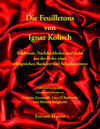 Buchcover Die Feuilletons von Ignaz Kolisch