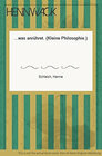 Buchcover ...was anrühret