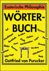 Buchcover Esoterische Philosophie - Wörterbuch