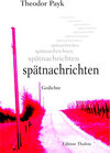 Buchcover spätnachrichten