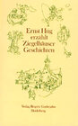 Buchcover Ernst Hug erzählt Ziegelhäuser Geschichten