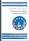 Buchcover Forum Angewandte Geographie „EU-Wasserrahmenrichtlinie“