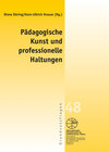Buchcover Pädagogische Kunst und professionelle Haltungen