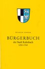 Buchcover Bürgerbuch der Stadt Kulmbach 1250-1769