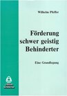 Buchcover Förderung schwer geistig Behinderter