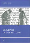 Buchcover Mundart in der Zeitung