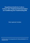 Buchcover Kognitionsorientiertes Lehren – Analyse eines Implementationsprojektes zur Einführung des Funktionsbegriffs
