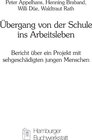 Buchcover Übergang von der Schule ins Arbeitsleben