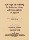Buchcover Zur Frage der Stellung der Bakterien, Hefen und Schimmelpilze im System