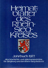 Buchcover Heimatblätter des Rhein-Sieg-Kreises