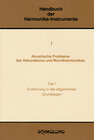 Buchcover Handbuch der Harmonika-Instrumente / Akustische Probleme bei Akkordeons und Mundharmonikas