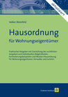 Buchcover Hausordnung für Wohnungseigentümer