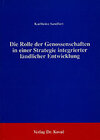 Buchcover Die Rolle der Genossenschaften in einer Strategie integrierter ländlicher Entwicklung