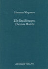 Buchcover Die Erzählungen Thomas Manns
