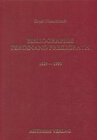 Buchcover Bibliographie Ferdinand Freiligrath