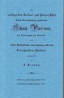 Buchcover Bledow, Corrrespondenzpartien (1843)