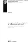 Buchcover Lenkung Integrativer Managementsysteme in der mittelständischen Bauwirtschaft
