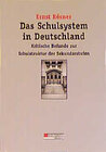 Buchcover Das Schulsystem in Deutschland