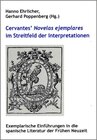 Buchcover Cervantes' Novelas ejemplares im Streitfeld der Interpretationen