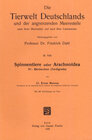 Buchcover Spinnentiere oder Arachnoidea. Teil IV: Bärtierchen (Tardigrada)