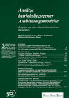 Buchcover Ansätze betriebsbezogener Ausbildungsmodelle