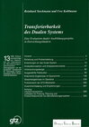 Buchcover Transferierbarkeit des Dualen Systems