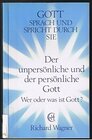 Buchcover Der unpersönliche und der persönliche Gott