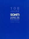 Buchcover 108 Jahre Sahm Gläser für Marken