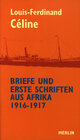 Buchcover Briefe und erste Schriften aus Afrika 1916-1917