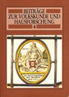 Buchcover Beiträge zur Volkskunde und Hausforschung
