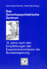 Buchcover Das Gerontopsychiatrische Zentrum