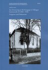 Buchcover Zur Erinnerung an die Synagoge in Tübingen Gartenstraße 33 (1882-1938)