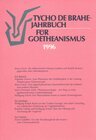 Buchcover Tycho de Brahe-Jahrbuch für Goetheanismus / Tycho de Brahe-Jahrbuch für Goetheanismus