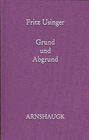 Buchcover Grund und Abgrund