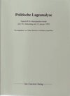 Buchcover Politische Lageanalyse