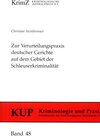 Buchcover Zur Verurteilungspraxis deutscher Gerichte auf dem Gebiet der Schleuserkriminalität