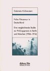 Buchcover Frühe Filmzensur in Deutschland