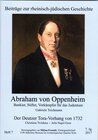 Buchcover Abraham von Oppenheim - Bankier, Stifter, Vorkämpfer für das Judentum / Der Deutzer Tora-Vorhang - Seine Geschichte und 