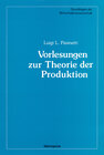 Buchcover Vorlesungen zur Theorie der Produktion