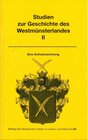 Buchcover Studien zur Geschichte des Westmünsterlandes II