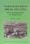 Buchcover Vreden in den Jahren 1880 bis 1913 (1926)