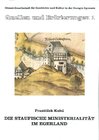 Buchcover Die Staufische Ministerialität im Egerland