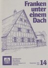 Buchcover Franken unter einem Dach. Zeitschrift für Volkskunde und Kulturgeschichte