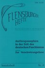 Buchcover Anthroposophen in der Zeit des deutschen Faschismus