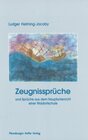 Buchcover Zeugnissprüche