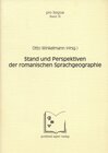 Buchcover Stand und Perspektiven der romanischen Sprachgeographie