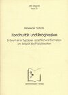 Buchcover Kontinuität und Progression